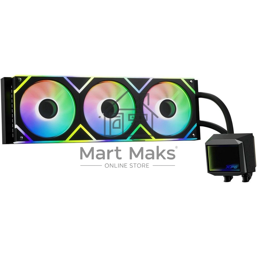 Жидкостная система охлаждения XPG LEVANTEII360-BKCWW черный 120мм алюминий+медь 2000rpm 29.33db 4-pin 350W