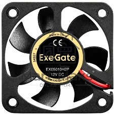 Вентилятор корпусной ExeGate EX05010H2P, 50 мм, 5000 об/мин, 27 дБ, 2-pin, без подсветки