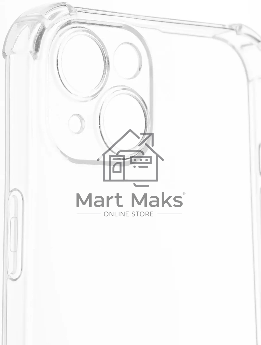 Чехол (клип-кейс) BoraSCO для Apple iPhone 15 Plus прозрачный