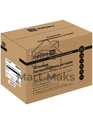Комплект Источник бесперебойного питания EX295987RUS + батарея 100Aч EX285656RUS 2шт (инвертор, синус, для котла) ExeGate SineTower SZ-1000.LCD.AVR.2SH.1C13.USB 1000VA/800W, чистый синусоида, LCD дисплей, AVR, 2*Schuko+1*C13, USB, линейно-интерактивный, B