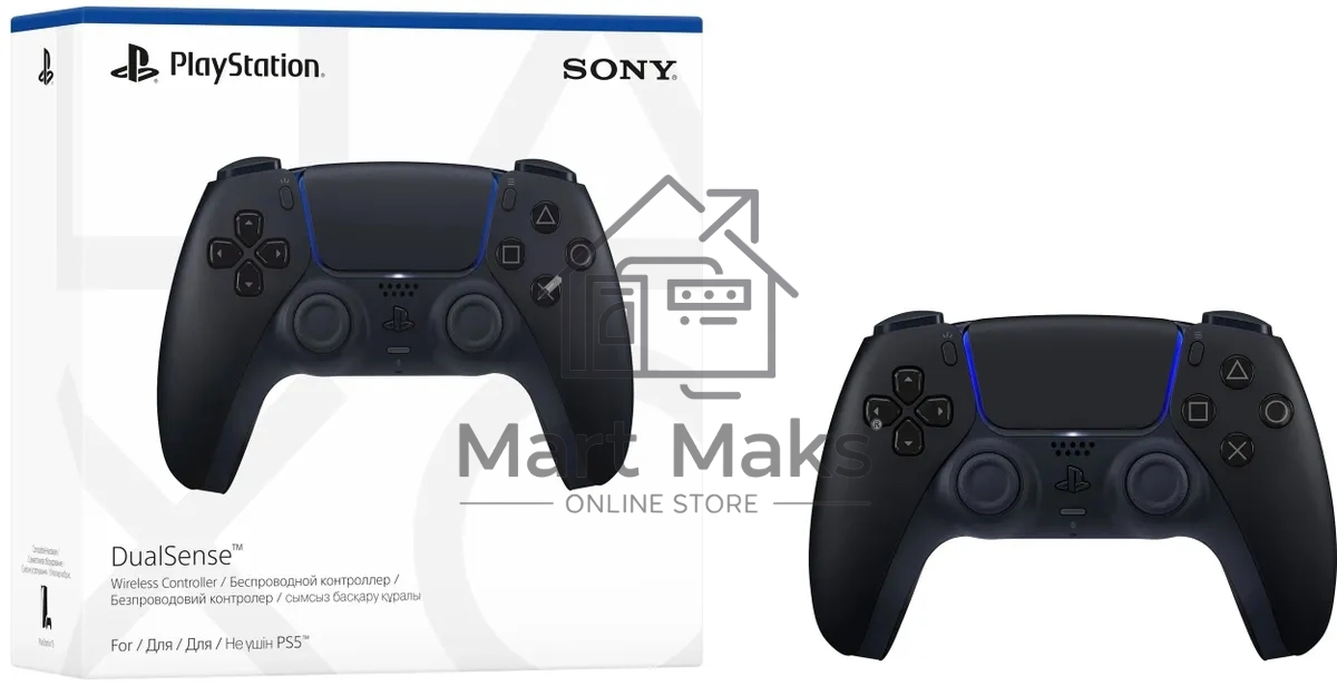 Геймпад Sony PlayStation 5 DualSense Wireless Controller CFI-ZCT1W black (PS719827696)