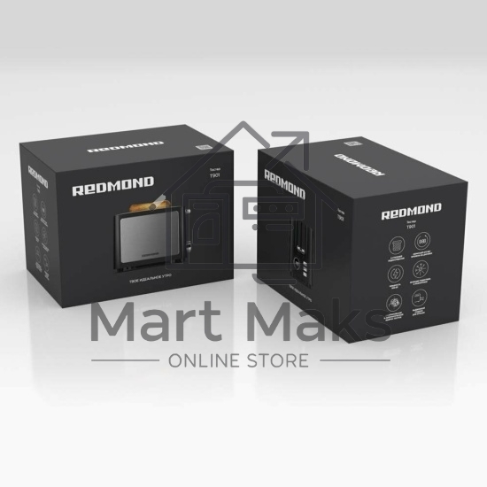 Тостер Redmond T901 900Вт черный