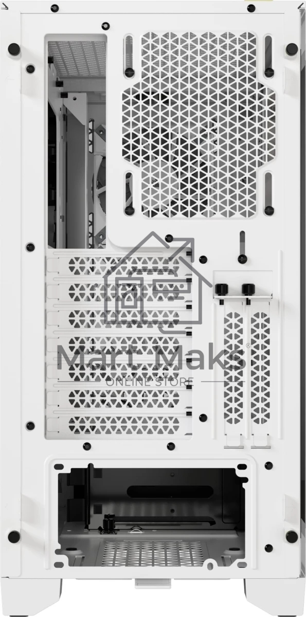 Компьютерный корпус без блока питания Corsair iCUE 4000D RGB Airflow, Midi-Tower, TG, 3x120mm RGB, 1xUSB-A 3.2, 1xUSB 3.2 Type-C, E-ATX, ATX, mATX, mITX White