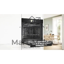 Духовой шкаф электрический Bosch HMG978NB1 черный