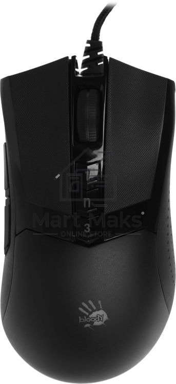 Мышь проводная A4Tech Bloody W90 Max черный, 10000 dpi, USB, кнопки - 10