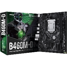 Материнская плата Maxsun Challenger B460M-D, LGA 1200, Intel B460, 2xDDR4, 2xSATA, 1xM.2, 1xPCIe 3.0 x16, 1xPCIe x1, 1xHDMI, 1xDP, 1x1Gb LAN, 2xUSB-A 5Gbps, 4xUSB-A 2.0, 3x3.5 мм, 7.1, mATX
