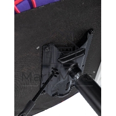 Кресло Domfy DK X-ROOM WH фиолетовый Sticks 08 крестов. пластик пластик белый