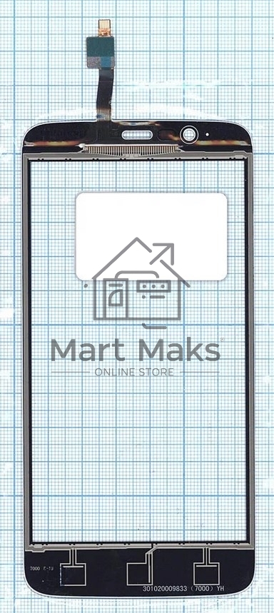 Сенсорное стекло (тачскрин) для ZTE Blade A310, белое