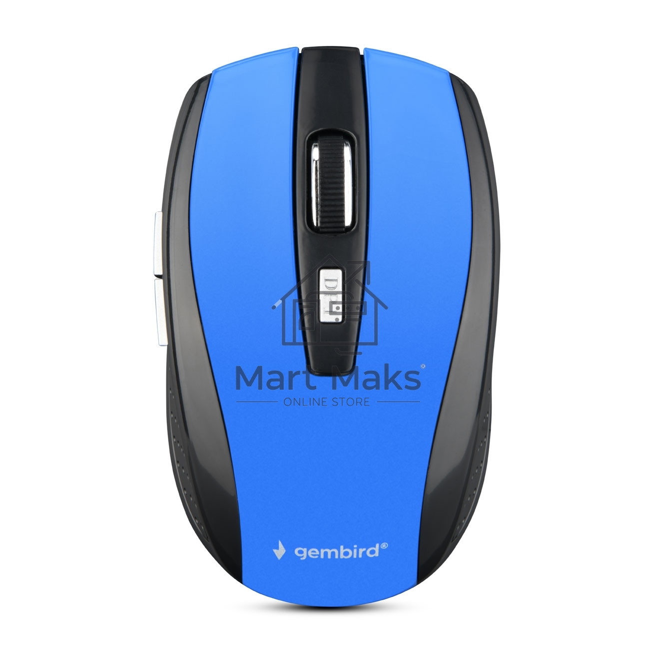 Мышь беспроводная Gembird MUSW-330-1 синий, 2400 dpi, радиоканал, USB, кнопки - 6