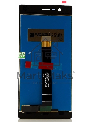 Дисплей для Nokia 3, черный