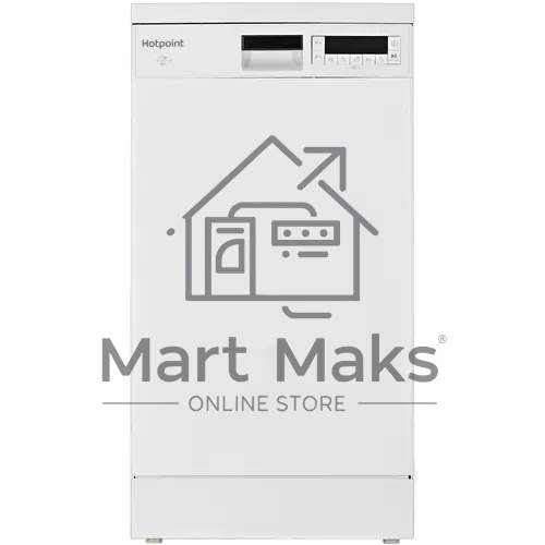 Посудомоечная машина HOTPOINT HFS 1C57, белый, 44.8 см, 10 компл., 49 дБ, класс A