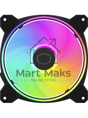 Вентилятор для корпуса 1 Ватт MasterFan MF140 Halo2