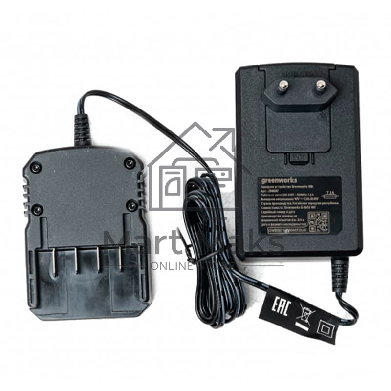 Зарядное устройство GreenWorks G40UCM2M, 40V, 2A (2946507)