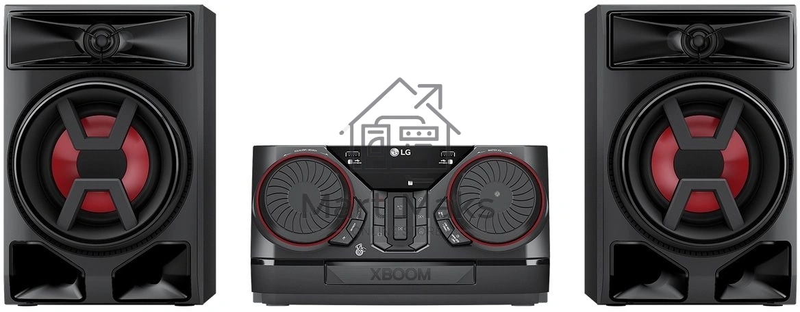 Минисистема LG CK43N черный 300Вт FM USB BT