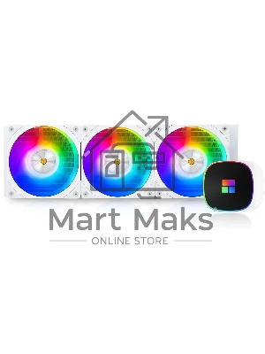 Система водяного охлаждения Thermalright Frozen Horizon 360 ARGB Soc-AM5/AM4/1151/1200/2066/1700 белый 4-pin 28.1dB Al Ret (F-HORIZON-360-WH)