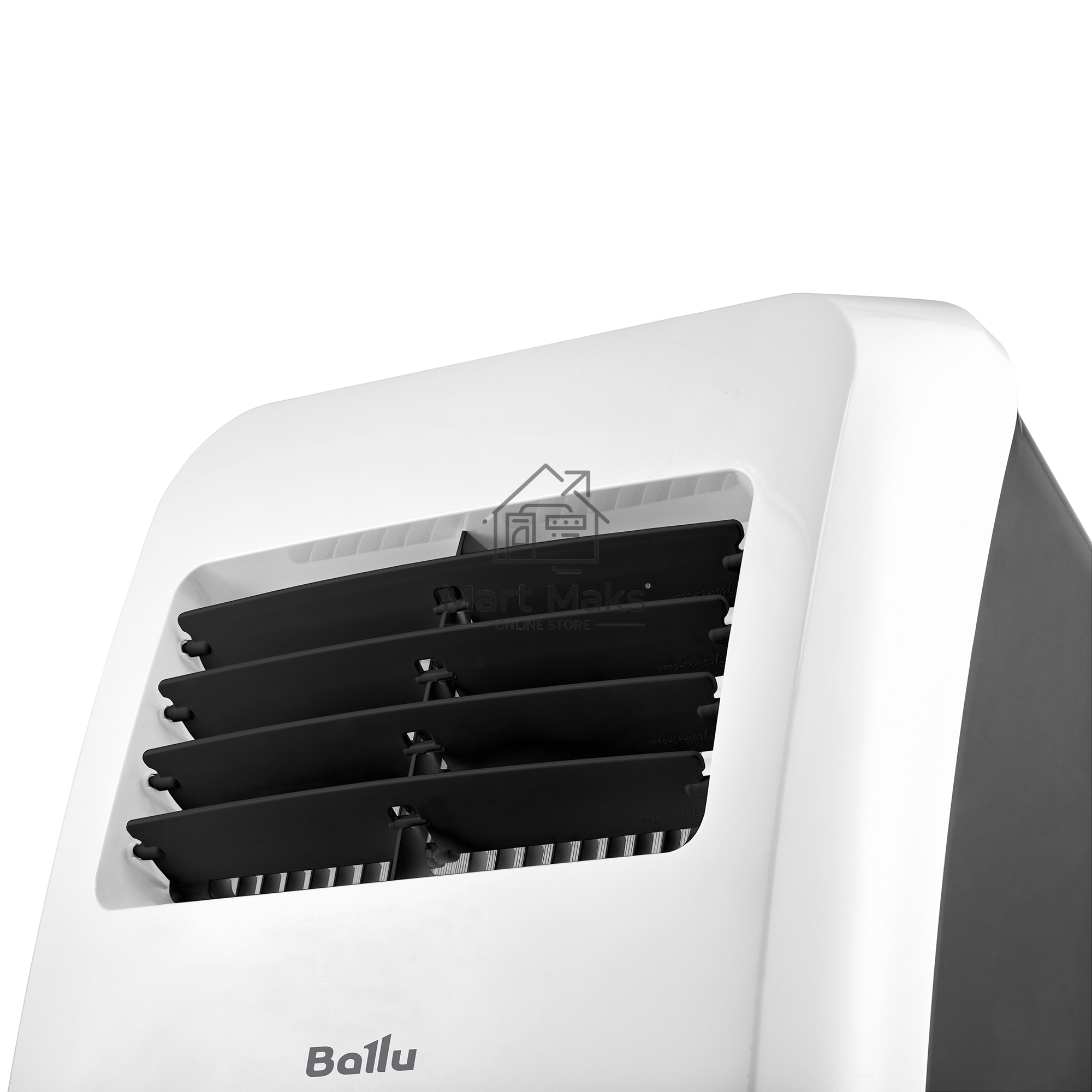 Кондиционер мобильный Ballu Aura BPAC-07 CP/N1_24Y 7000 BTU, 18 м², 47 дБ, охлаждение, осушение, белый