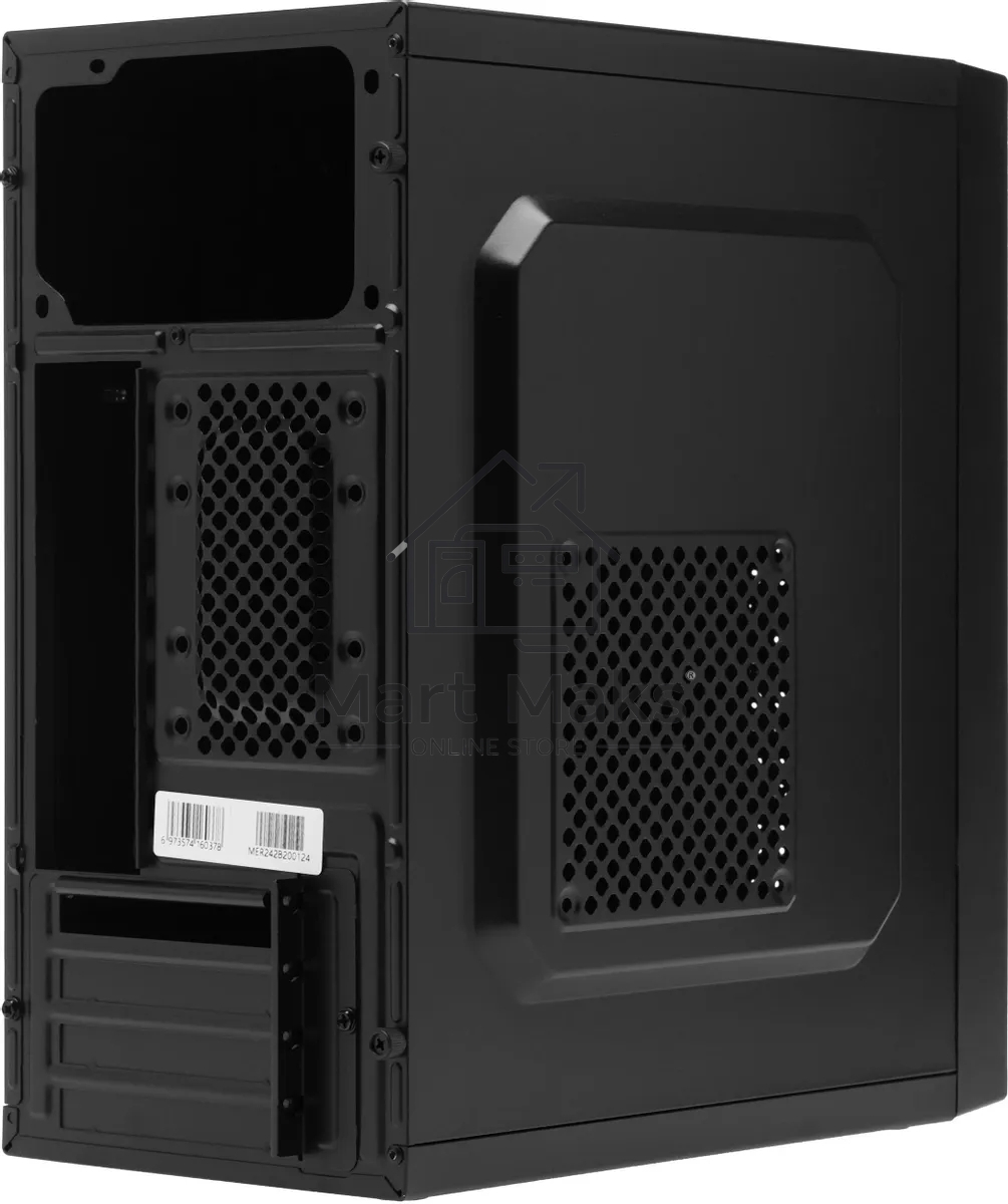 Компьютерный корпус Accord ENTRY ACC-242B черный без БП mATX 2xUSB2.0 audio