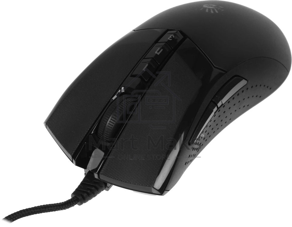 Мышь проводная A4Tech Bloody W90 Max черный, 10000 dpi, USB, кнопки - 10