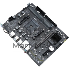 Материнская плата AFOX B550-MA-V4, AM4, AMD B550, 2xDDR4, 4xSATA, 1xM.2, 1xPCIe 3.0 x16, 1xPCIe 3.0 x1, 1xVGA, 1xHDMI, 1xDP, 1x1Gb LAN, 4xUSB-A 5Gbps, 2xUSB-A 2.0, 5.1, mATX