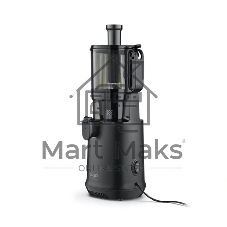 Соковыжималка CASO Juice Fit Pro черный, шнековая вертикальная, 250 Вт, 1000 мл, электронное, реверс