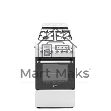 Комбинированная плита REEX RPF-50 WH 4 Газовые конфорки Электрическая духовка