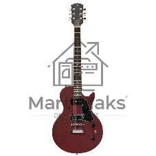 Электрогитара STAGG SEL-HB90 CHERRY 6-ти струнная, корпус массив красного дерева, гриф красное дерево, накладка палисандр, 22 лада, звукосниматели 1х P90, 1х хамбакер, регуляторы 1x громкости, 1x тона, 3-х поз. переключатель, цвет Cherry