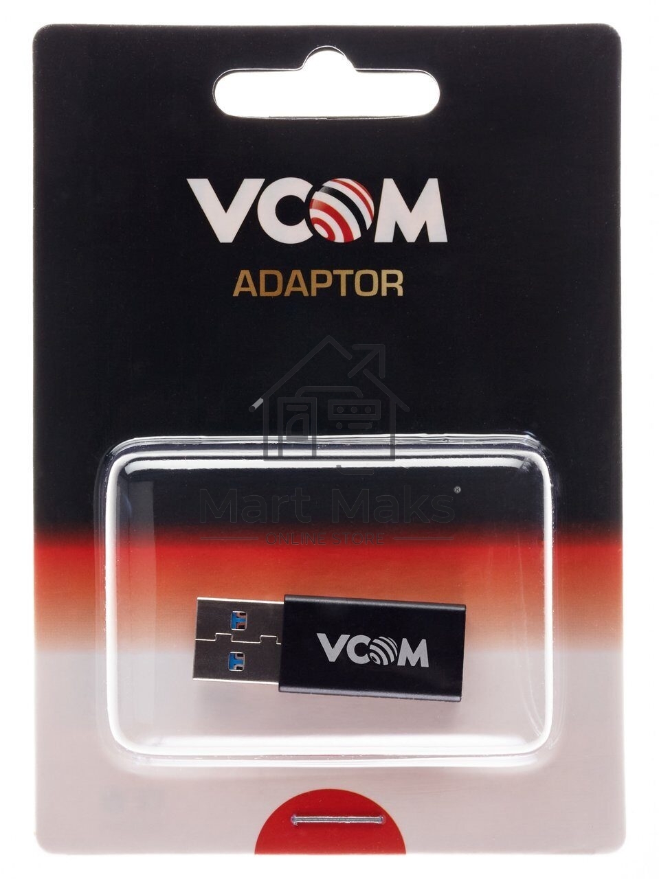 Адаптер VCOM USB3.0 TypeC (F) <-->USB3.0 (M) <CA436M>
