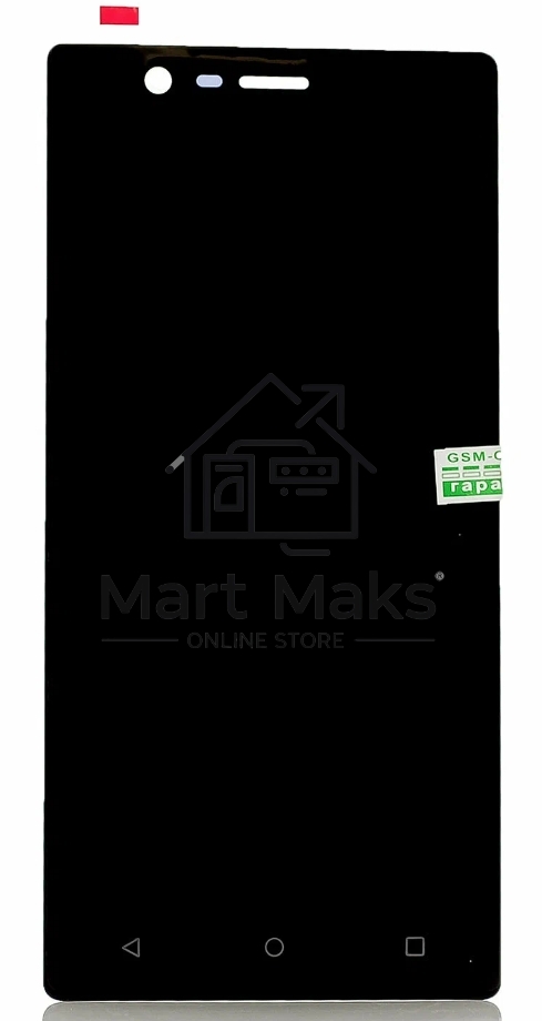 Дисплей для Nokia 3, черный