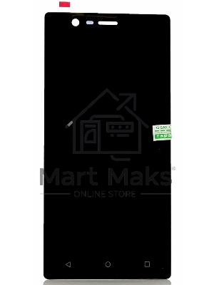 Дисплей для Nokia 3, черный