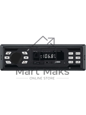 Автомагнитола Digma MCP-225W 1DIN 4x45Вт v5.0 AUX 2