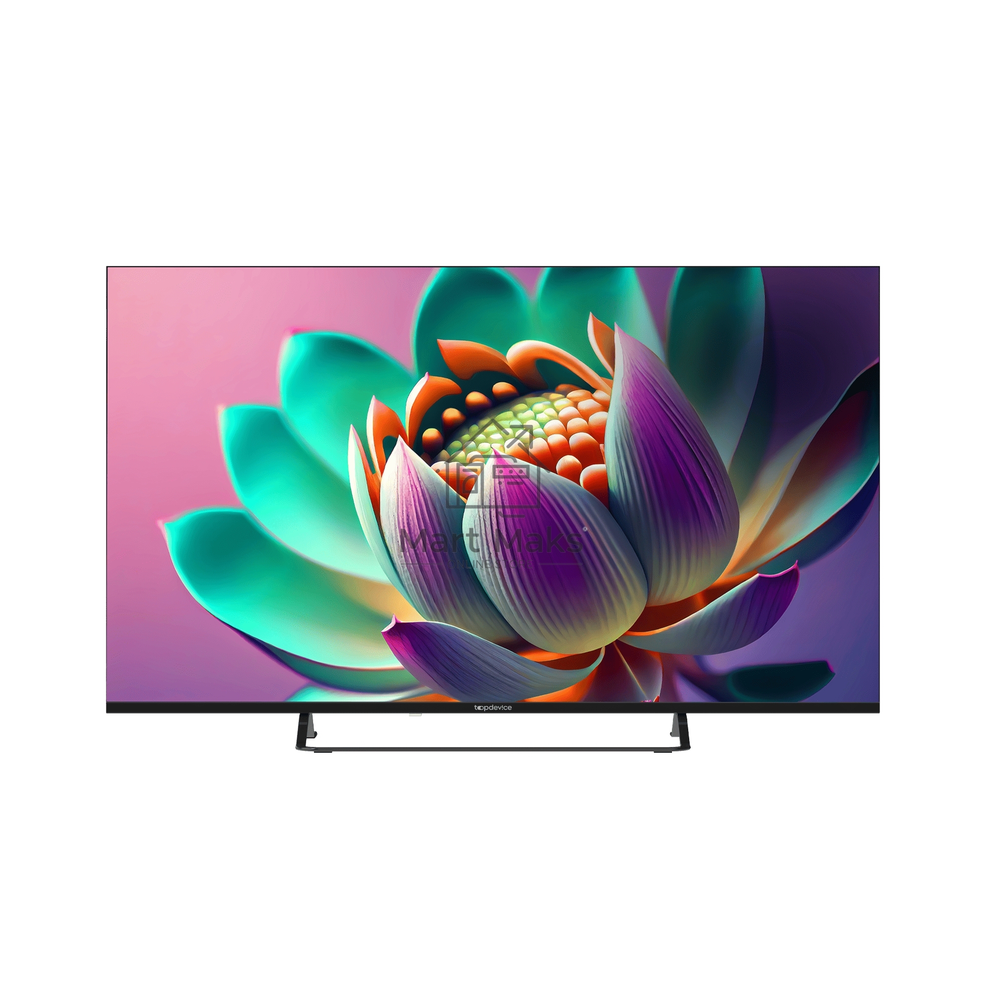 Телевизор TopDevice 50'' TDTV50CS07U_BKчерный UHD Smart YaOS 1 5GB 8GB