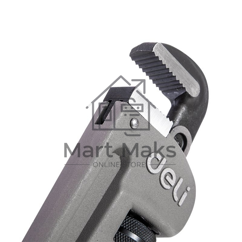 Трубный ключ Стиллсона облегченный Deli DL105018 405мм, максимальное открытие 60мм, Cr-Mo + алюминиевый сплав