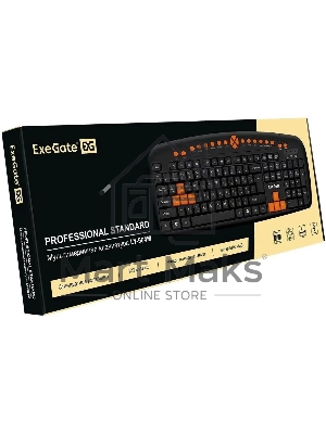 Клавиатура проводная ExeGate LY-504M (EX280435RUS), USB, черный