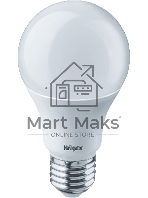 Лампа светодиодная Navigator NLL-A60/A55-7-230-2.7K-E27 7 Вт грушевидная 2700К тепл. белый E27 525лм 220-240В