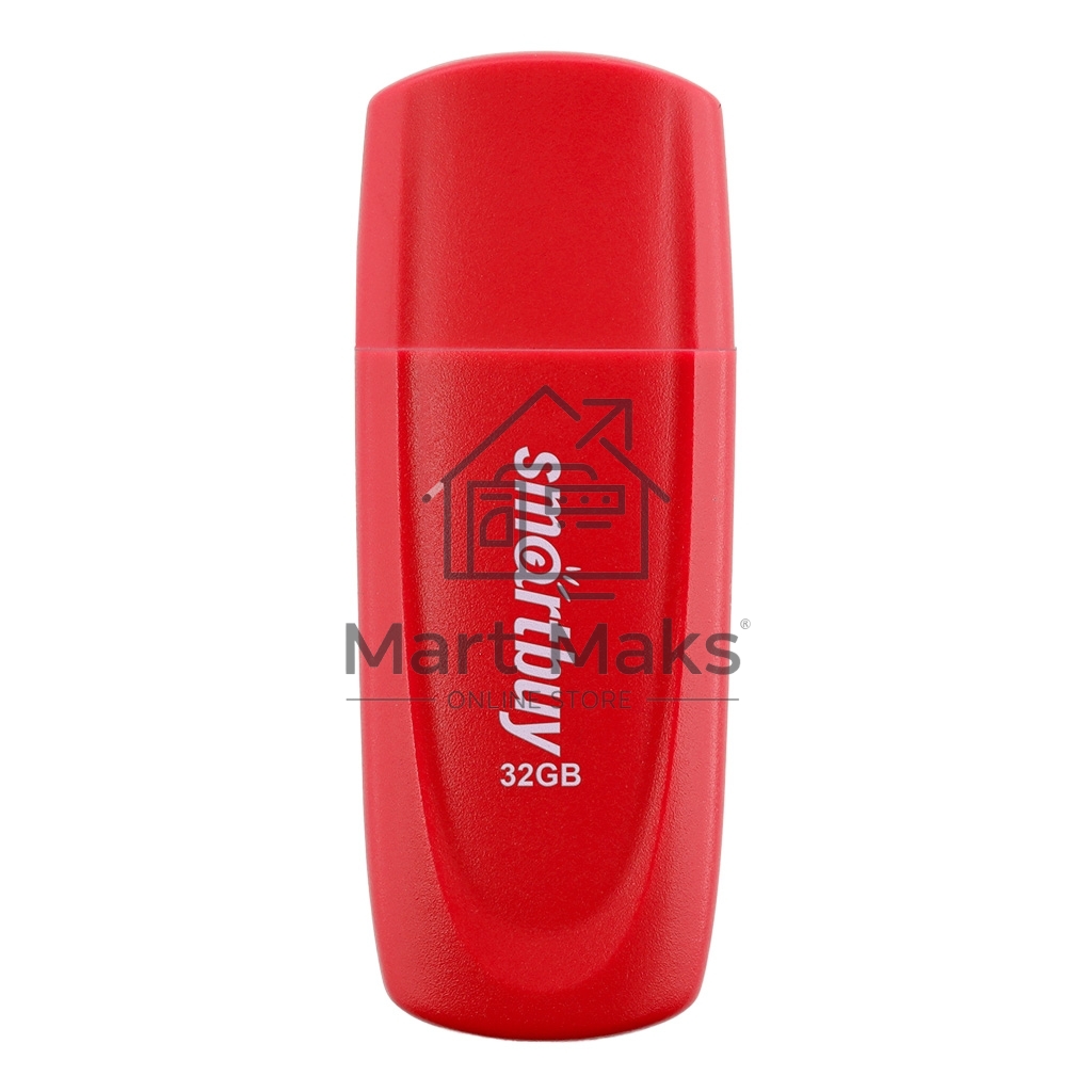 Флешка USB R/W SmartBuy R/W Scout Red (SB032GB2SCR), 32Gb, USB 2.0, R/W 13/8, красный
