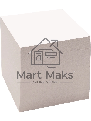 Блок для записей бумажный Silwerhof Eco Эконом 90x90x90мм, 60 г/м2, белый