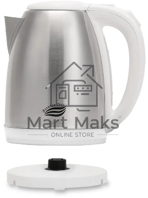 Чайник электрический Великие реки Амур-1 белый, 1.8 л, нержавейка