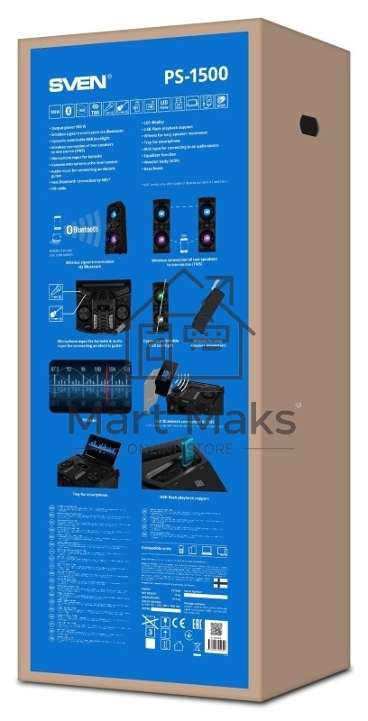 Беспроводная колонка SVEN PS-1500 черный