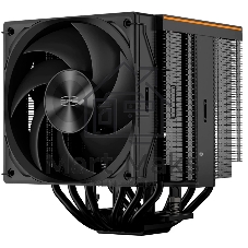 Кулер для процессора PCCooler RZ620Pro TC BK (265W, 4-pin PWM, 160mm, Al/Cu, 6x6mm, 2x120mm, 80CFM, 36.2dBA, 2400RPM, S: 1851/1700/1200/115X, AM5/AM4, black)
