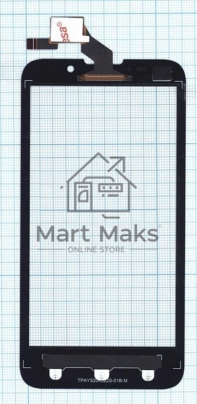 Сенсорное стекло (тачскрин) для ZTE Majesty Z796C, черное