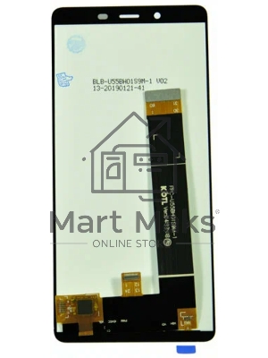 Дисплей для Nokia 1 Plus, черный