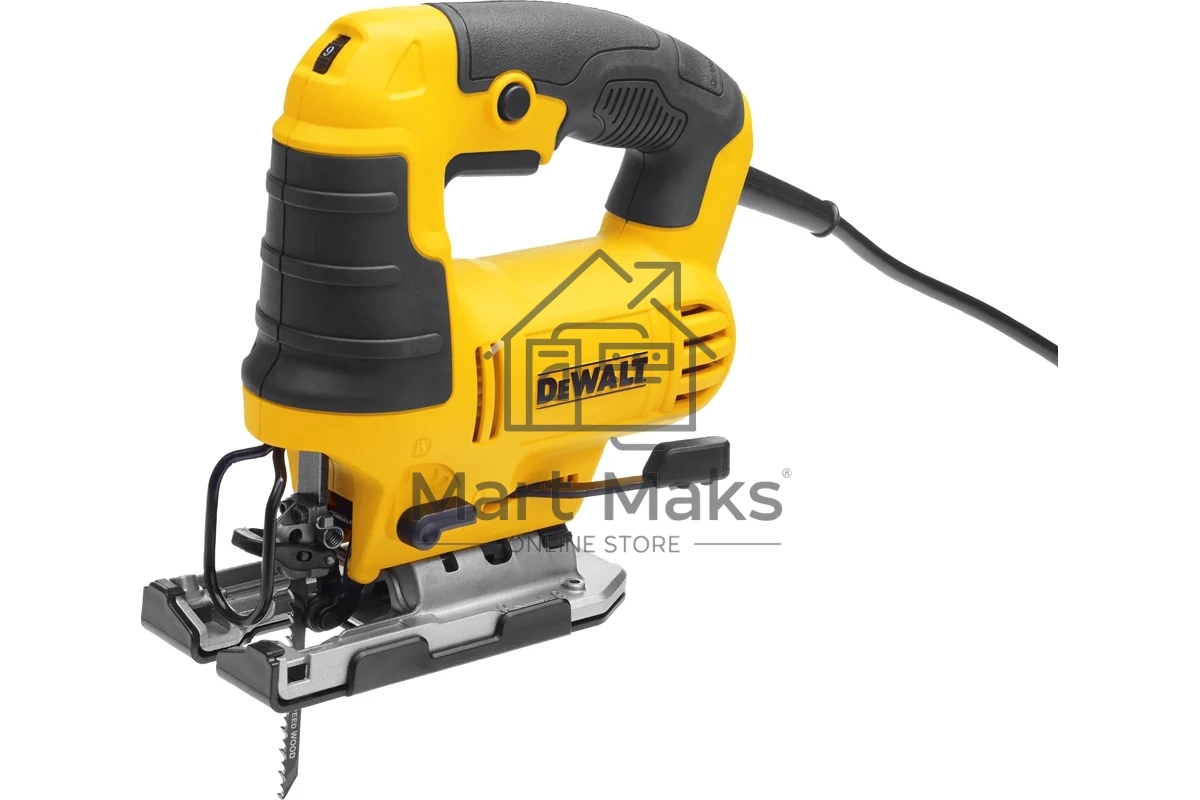 Лобзик электрический DeWalt DWE349-KS с верхней рукояткой, 650 Вт, ход 20 мм