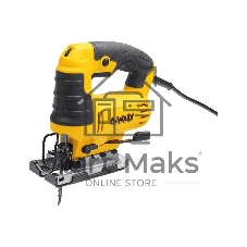 Лобзик электрический DeWalt DWE349-KS с верхней рукояткой, 650 Вт, ход 20 мм
