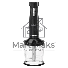 Блендер погружной BBK KBH0813 черный, 1100 Вт, плавная регулировка, турбо