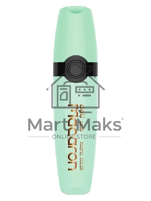 Текстовыделитель Deli EU356-GN Macaron, скошенный пишущий наконечник, 1-5мм, мятный