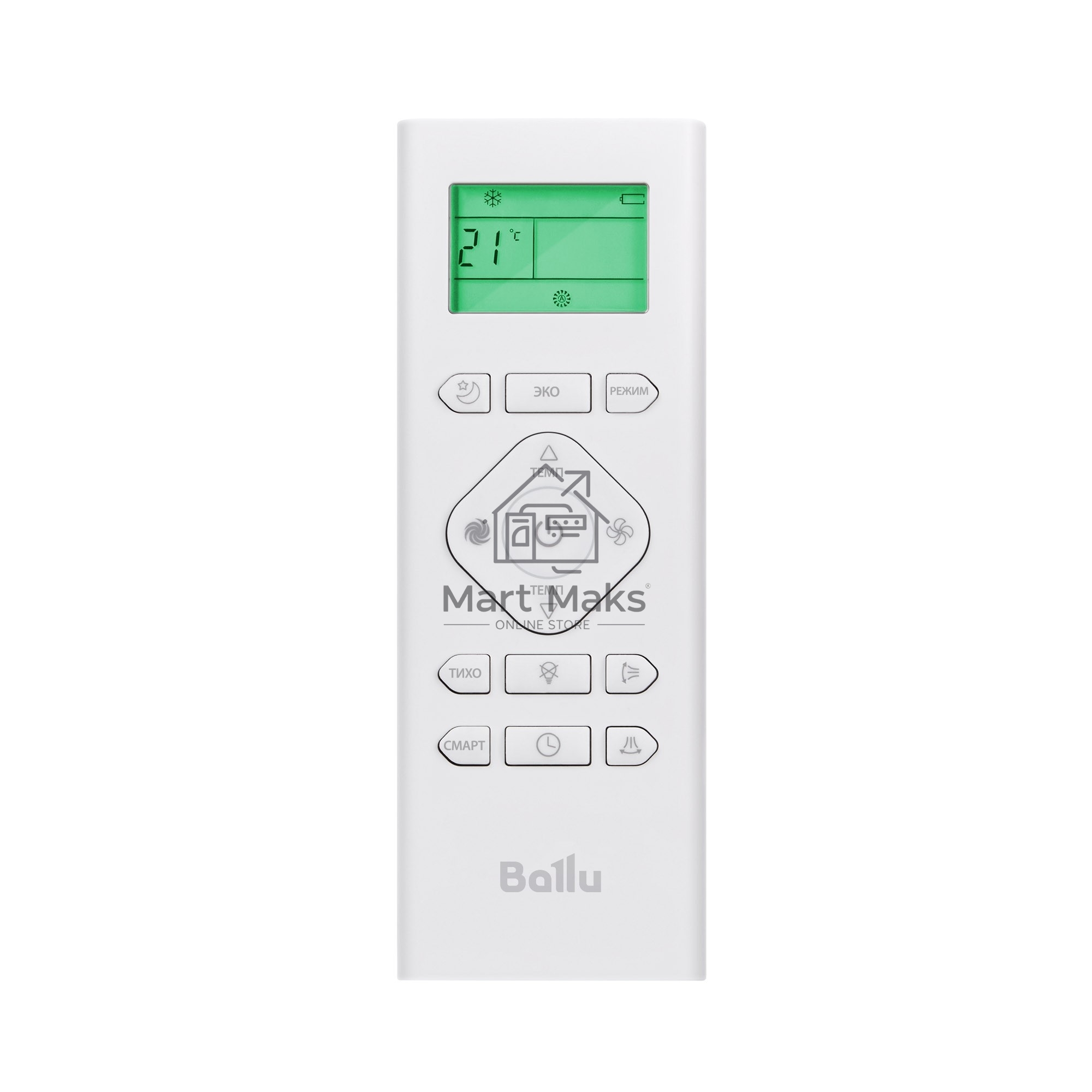 Блок внутренний сплит-системы Ballu iGreen Pro DC BSAGI/in-07HN8 инвертор, 7800 BTU, 23 м², 22.5 дБ, охлаждение, обогрев, осушение, белый
