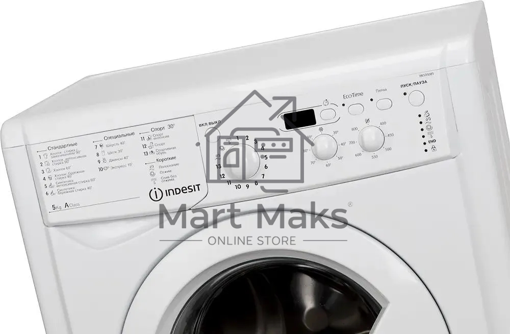 Стиральная машина Indesit IWSD 5085 (CIS) белый, загрузка фронтальная 5 кг,800 об/мин., класс: А