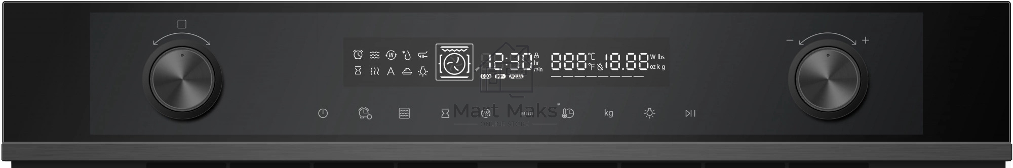 Духовой шкаф Электрический Hyundai HMEO 6540 DX черный