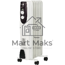 Обогреватель масляный Ballu Classic BOH/CL-07WRN (7 секций), белый, 1500 Вт, 20 м2, термостат