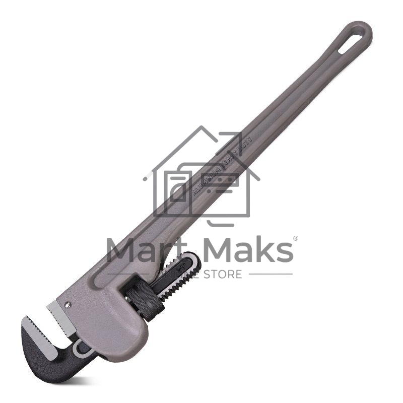 Трубный ключ Стиллсона облегченный Deli DL105024 550мм, максимальное открытие 73мм, Cr-Mo + алюминиевый сплав